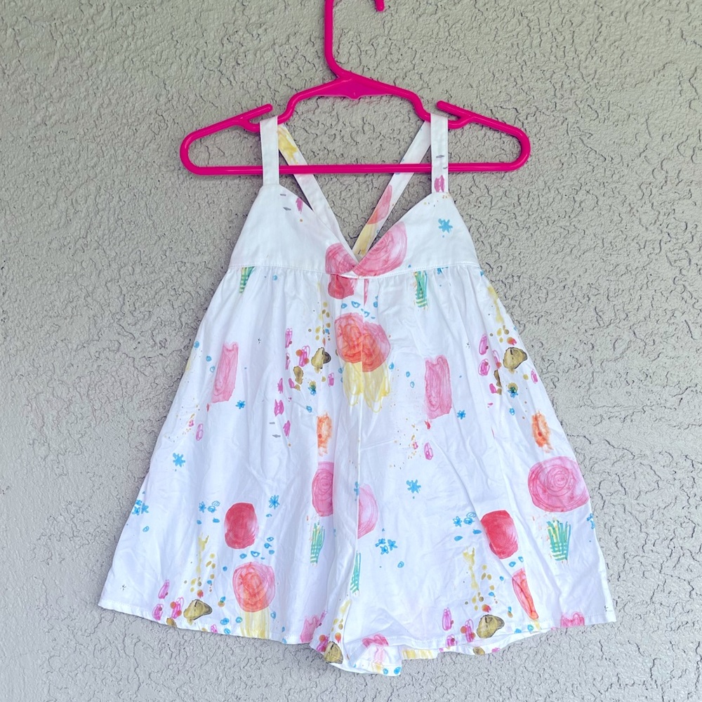 Boutique Brand Watercolor Romper; size 6 months